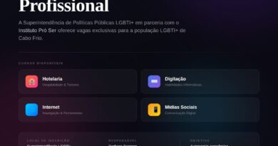 Cabo Frio abre inscrições para cursos gratuitos voltados à população LGBTI+