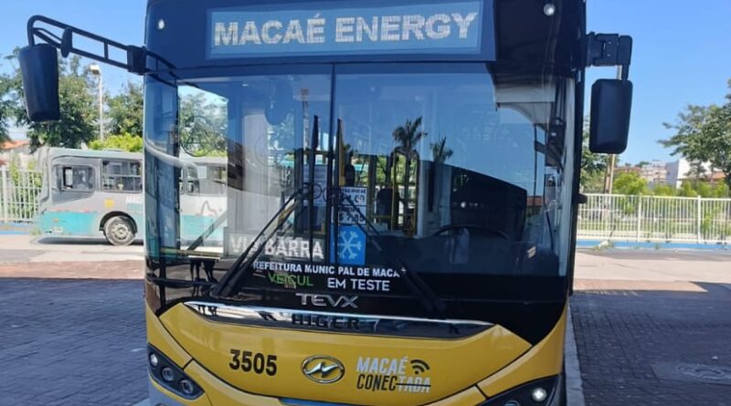 Macaé cria linha especial de ônibus para atender público do Macaé Energy 2026