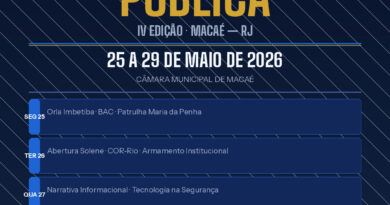 Macaé promove Semana da Segurança Pública com debates, tecnologia e ações abertas ao público