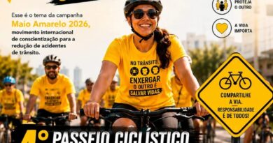 Carmo realiza 4º Passeio Ciclístico do Maio Amarelo com foco em conscientização no trânsito