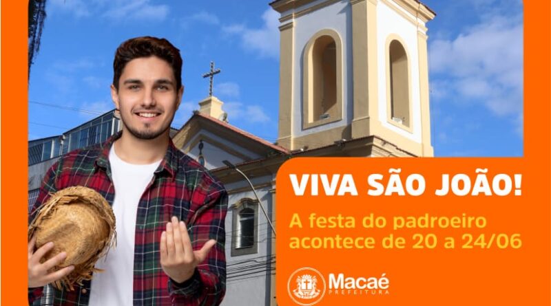 Macaé celebra São João Batista com cinco dias de festa, fé e grandes atrações