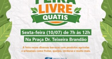 Feira Livre de Quatis reúne produtores, artesãos e gastronomia rural nesta sexta-feira