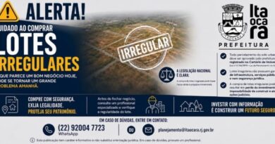 Prefeitura de Itaocara alerta população sobre riscos na compra de lotes irregulares