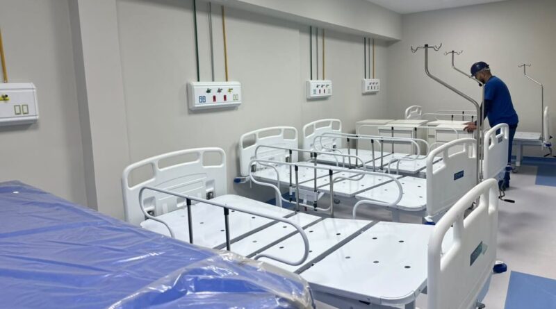 Hospital Ferreira Machado avança na montagem do novo Centro de Tratamento de Queimados