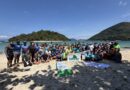 Ação ambiental recolhe mais de 120 quilos de resíduos em praias de Angra